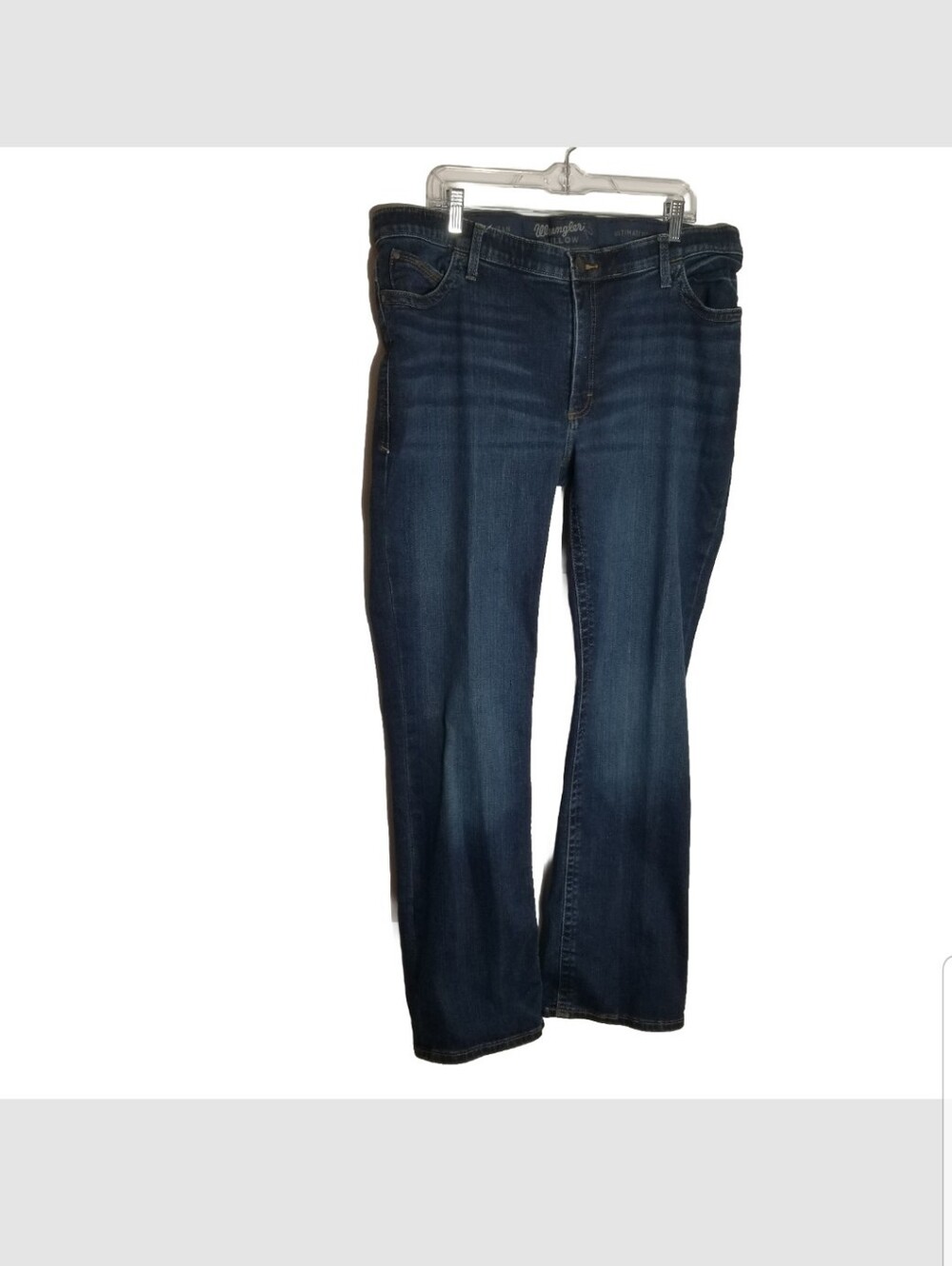 Wrangler Willow Jeans Women's 38x33 Blue Bootcut Stretch Ultimate Riding Jean